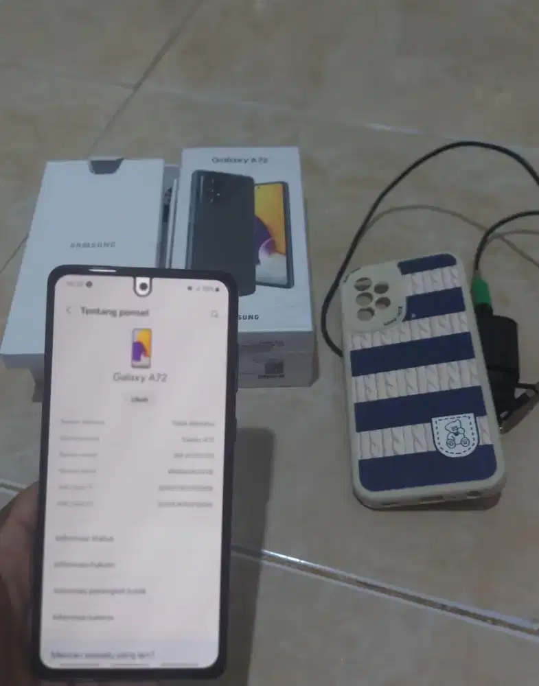 Jual samsung a72 fullset