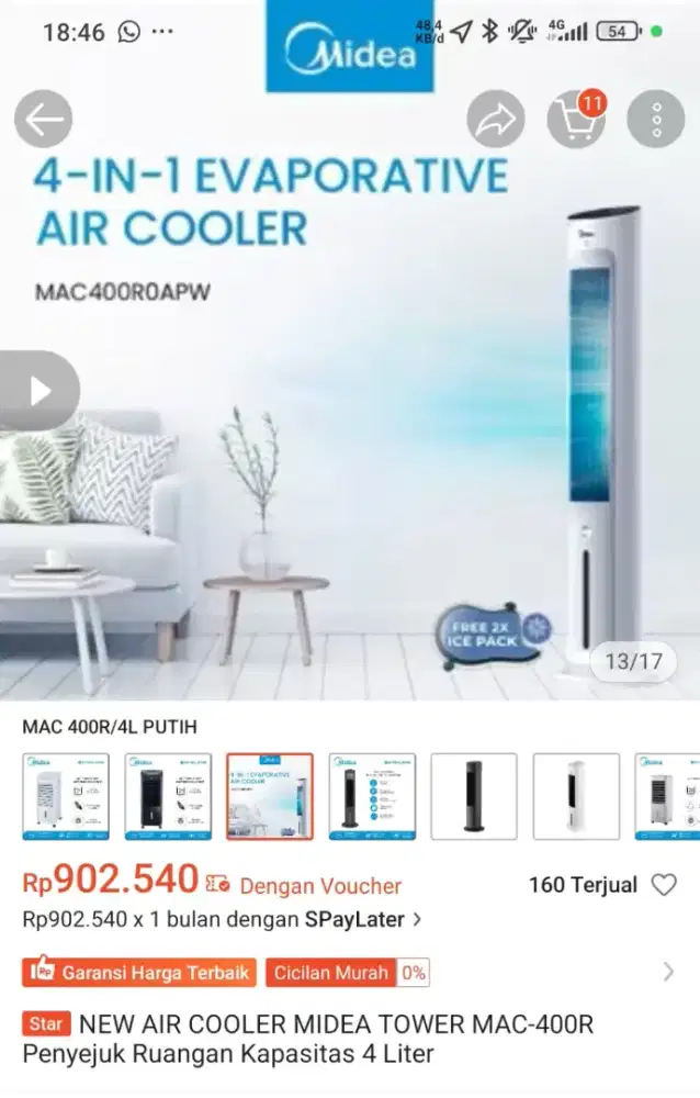 AC MIDEA 4IN1 EVAPORATIVE