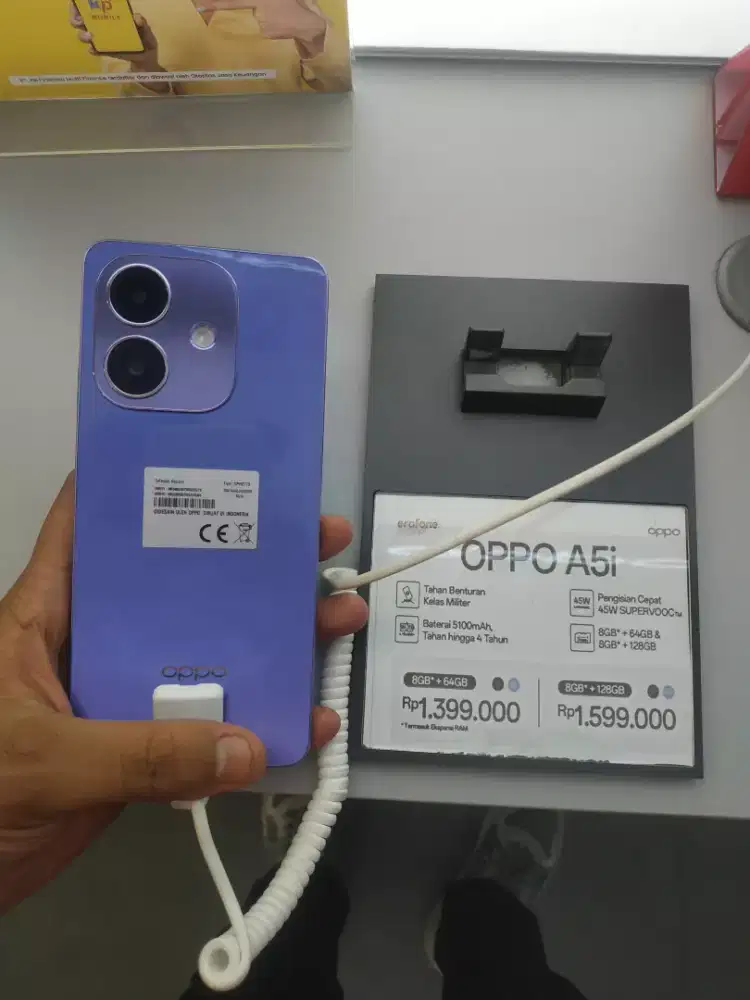 Oppo A5i cukup KTP jadi HP