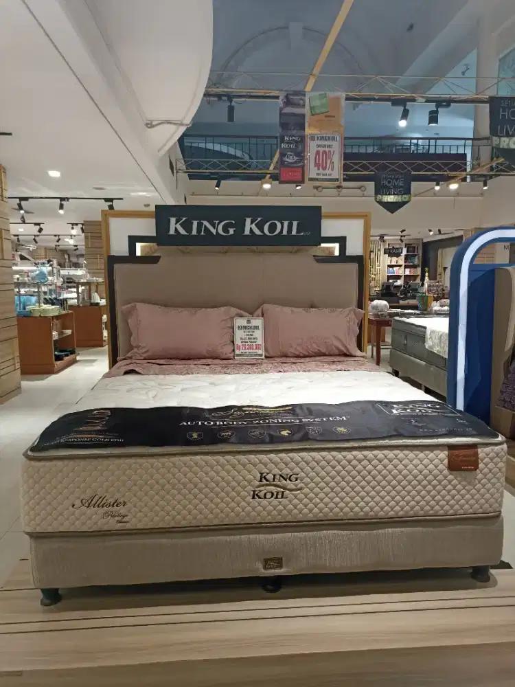 Kasur king koil diskon akhir tahun