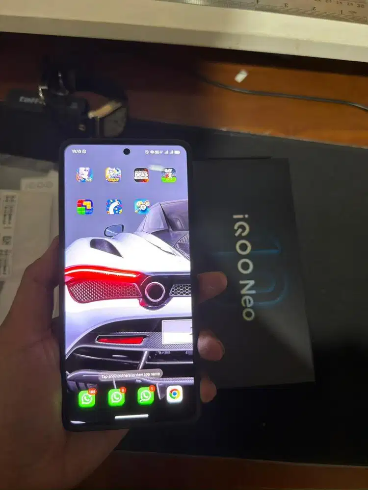 Iqoo neo 10 12/256gb black fullset like new garansi on