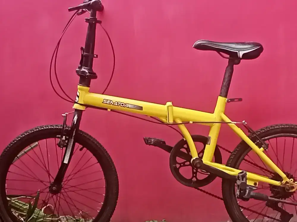 Sepeda Lipat Kuning - Nego