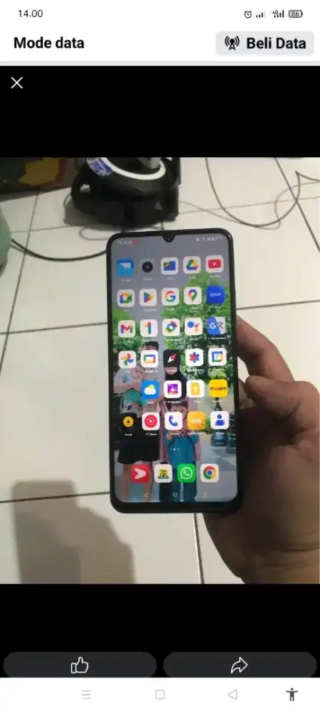 realme noted 50 4+8/128 mulus no minus