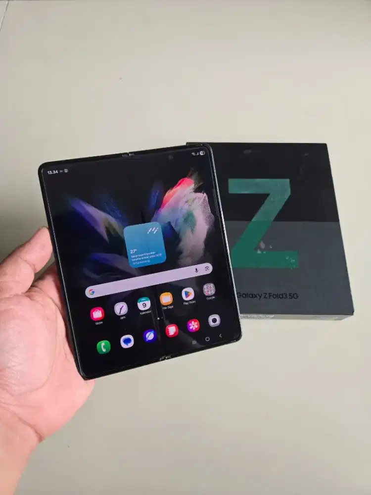 Samsung Z Fold 3 12/256 5G SEIN Resmi Indo Fullset Murah Ada Minus