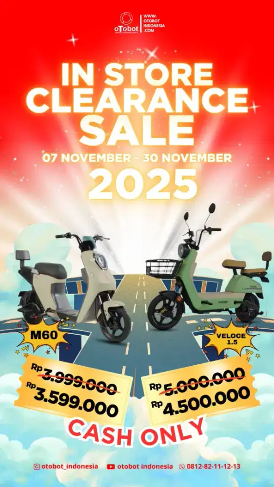 Sepeda listrik uwinfly M60 & Veloce 1.5