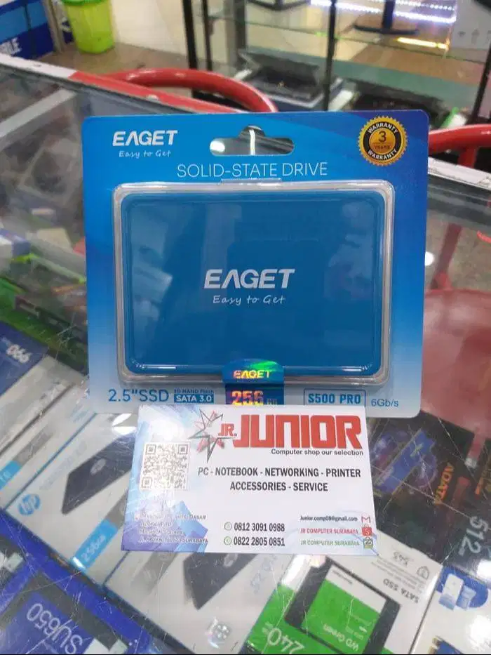 SSD Sata Eaget S500 256GB 2'5 Sata III Solid State Drive Inter