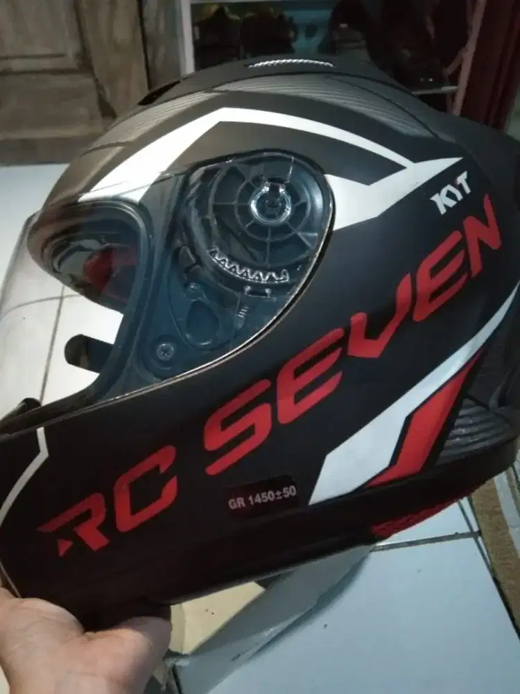 Helm KYT RC 7 Black Doop Ori KYT