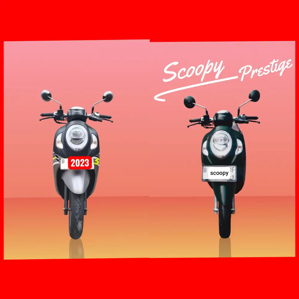 Dp 500rb Jomda Scoopy Prestige (Bi jelek ktp daerah bs kredit scopy