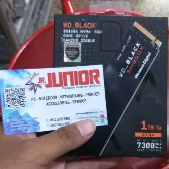 SSD WD Black SN850X 1TB - SSD M.2 NVMe PCIe - NON HEATSINK