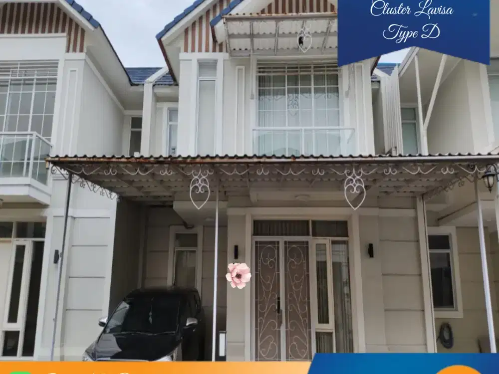 Dijual Rumah Dengan Furnish Yang Cantik di Cluster Lavisa Type D