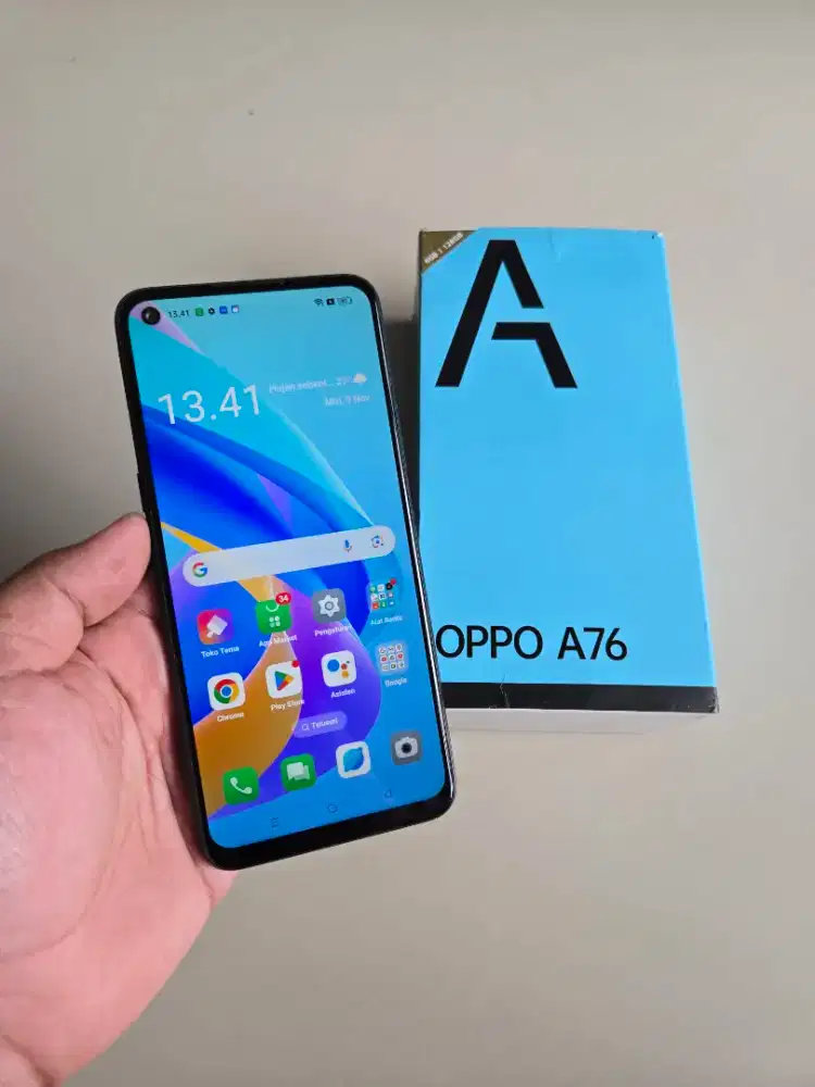Oppo A76 6/128 Resmi Fullset Murah