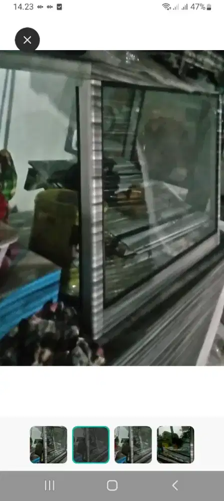 Jual etalase bekas buah serba guna