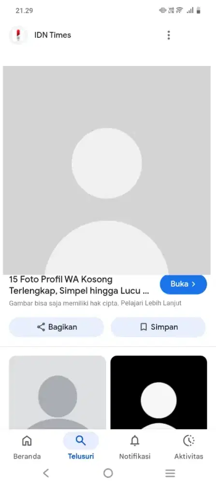 Info loker nya bapa ibu