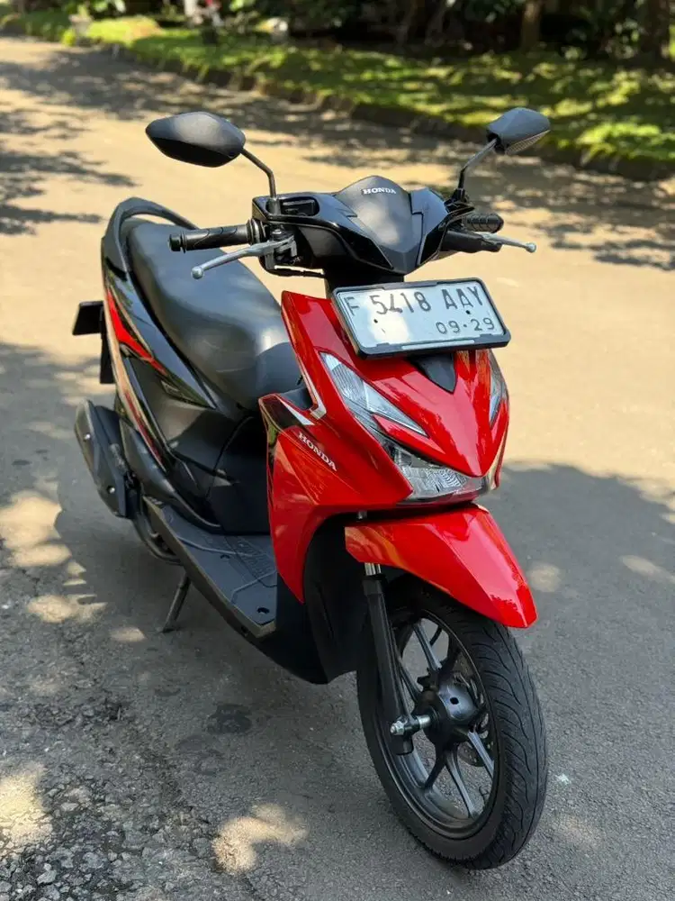 Honda Beat New CBS thn 2024 Merah F Kota Mulus
