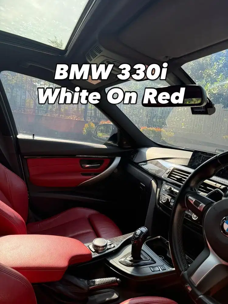 BMW 330i White on Red B48