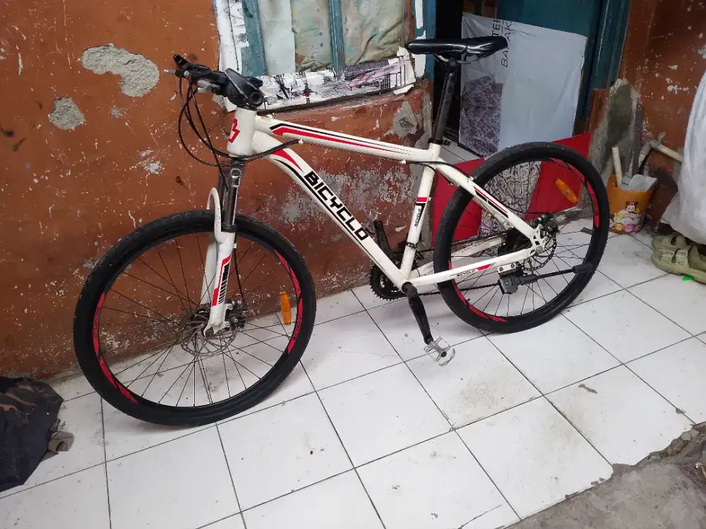 sepeda tinggal gowes ukur 26
