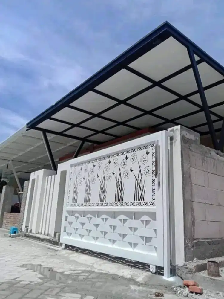 Bengkel las Lampung tralis kanopi tangga pintu pagar balkon