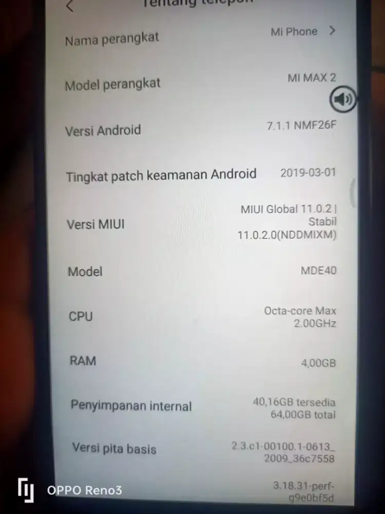 Xiaomi mimax2 BU