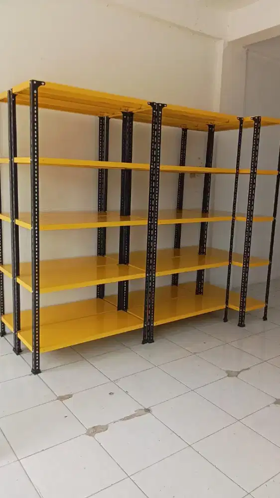 Rak besi perpus dan gudang
