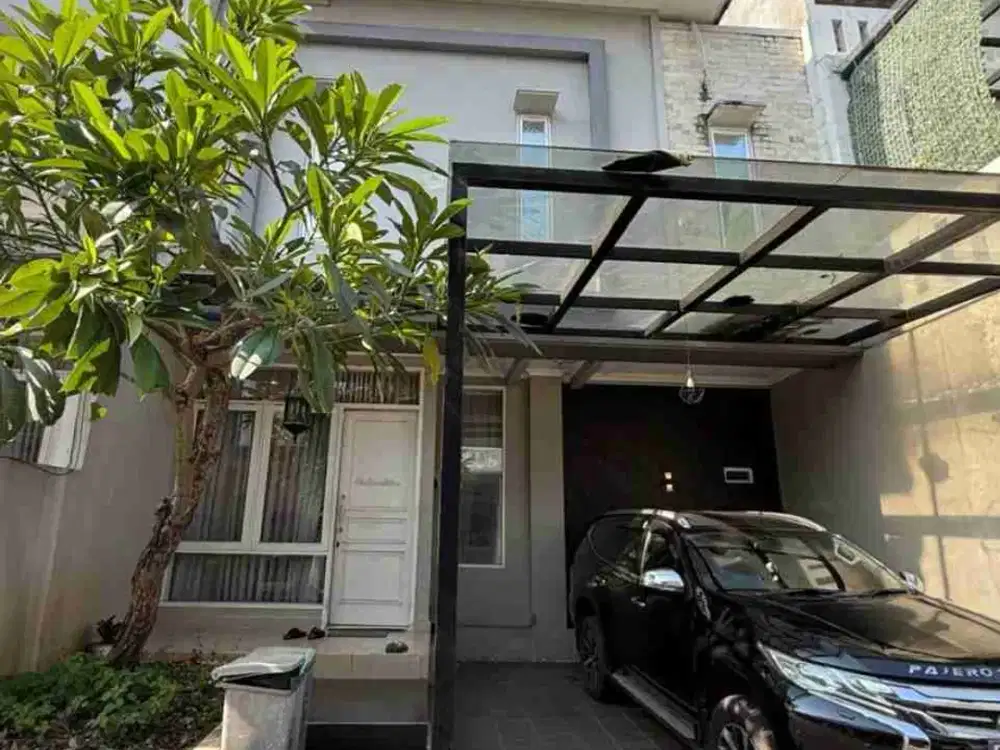 Rumah furnish cluster Bintara Bekasi 4 kmr dekat Tol 95jt/thn nego