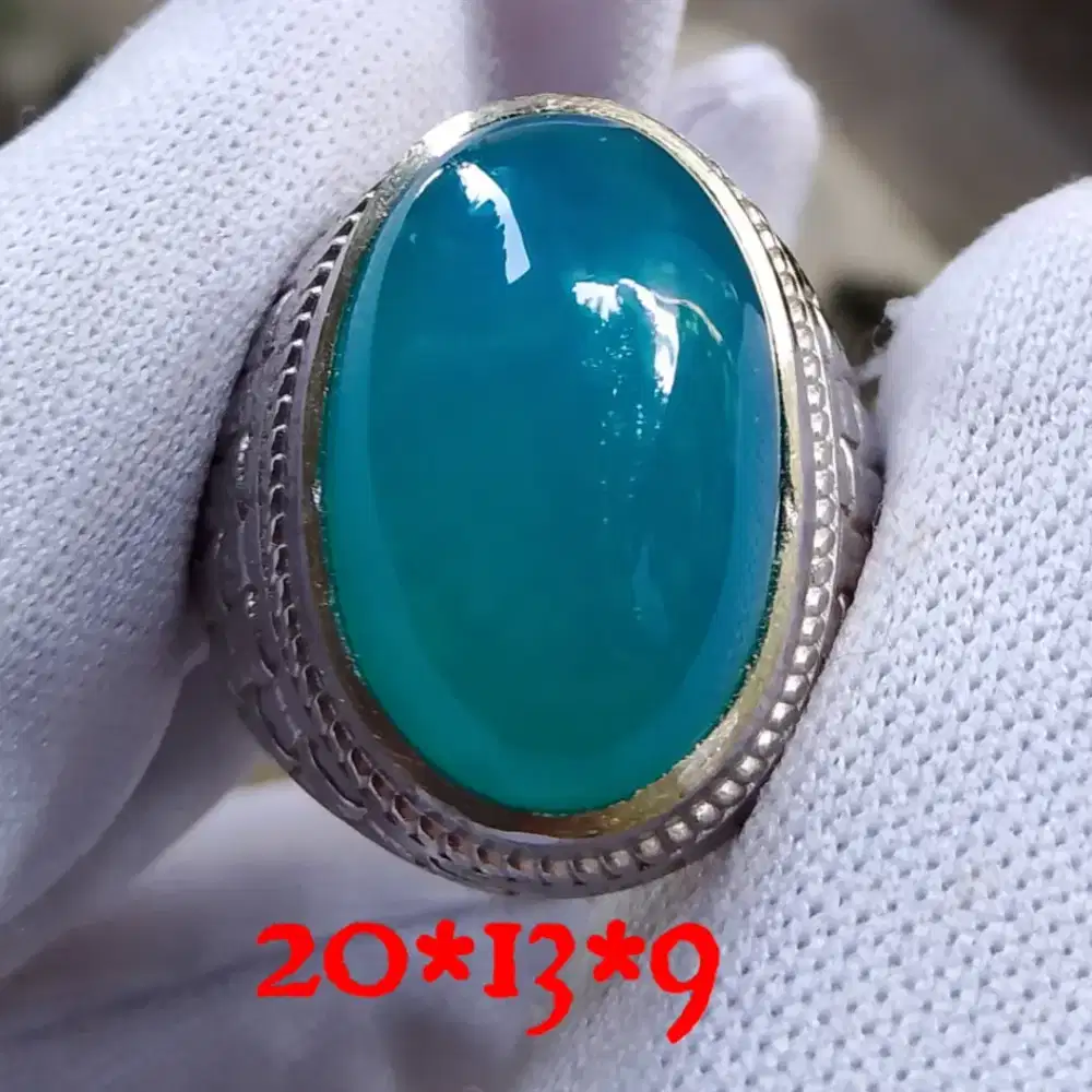 Natural bacan Doko dim 20*13*9 ring alfaka size 8.5 net harga