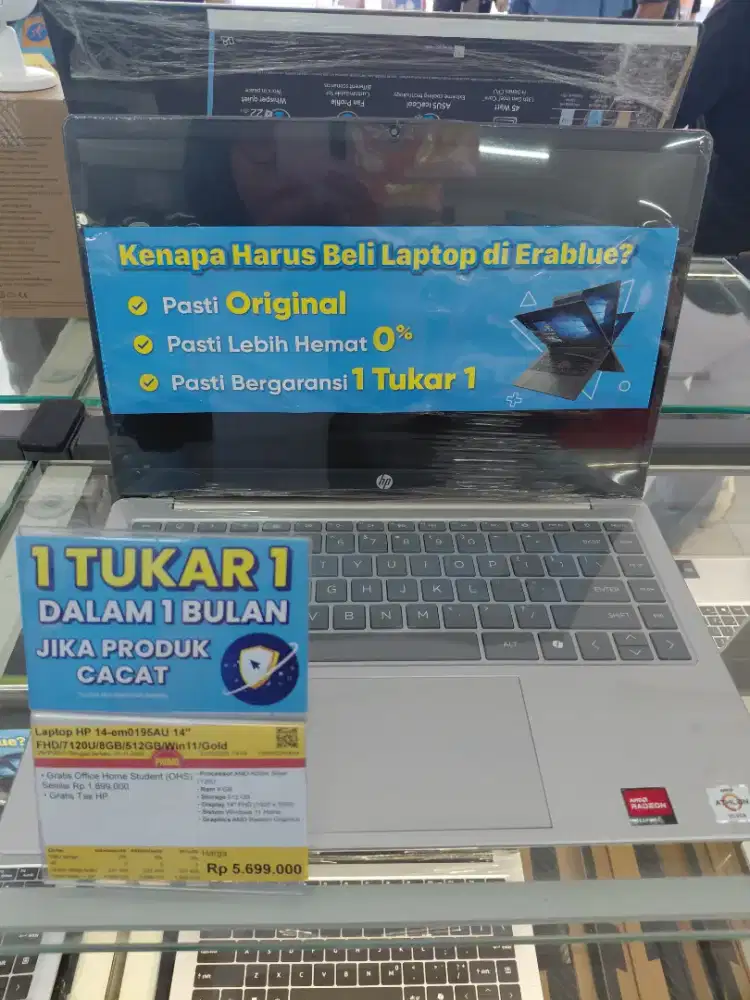 Laptop HP 14EM0195AU cicilan tanpq DP , bunga 0%