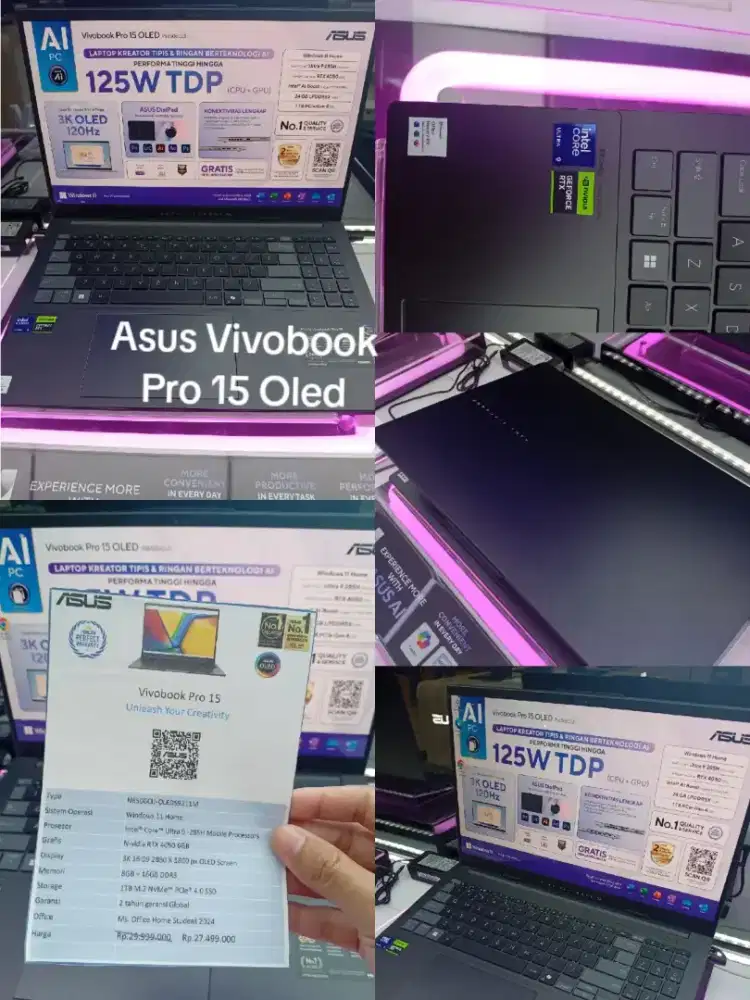 Cicilan Laptop Asus Vivobook Pro 15 Oled