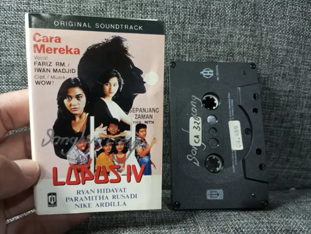 Kaset Soundtrack Film
LUPUS IV (Voc. Fariz RM) 
pemeran : NIKE ARDILA,