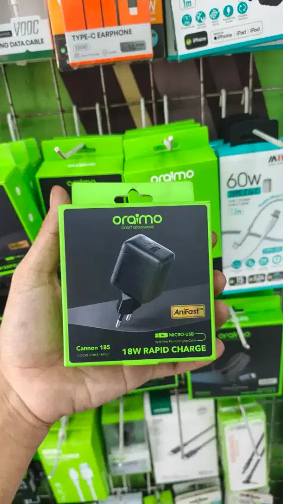 TRAVEL CHARGER 18W ORAIMO OCW-5184E+M53