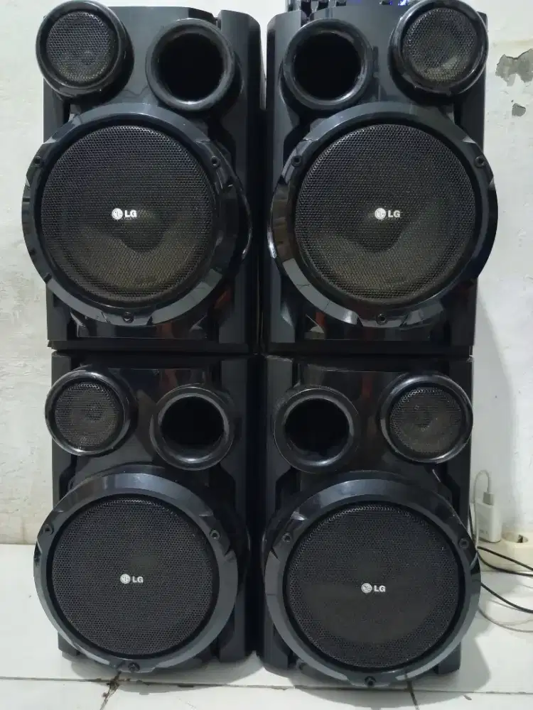 Speaker pasif LG suara bass dashyat bisa pakai compo, hifi, mini ampli