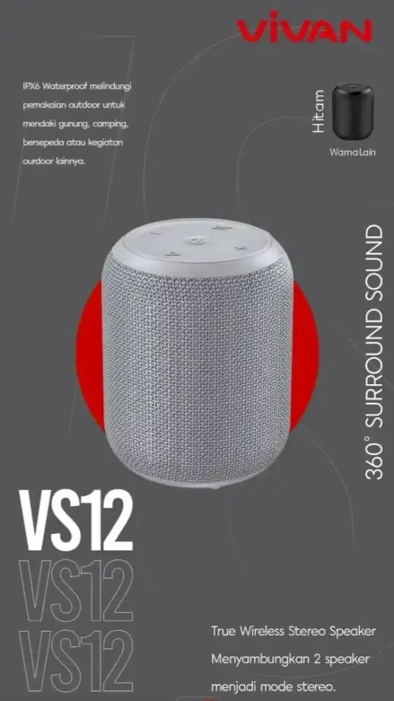 speaker vivan vs12