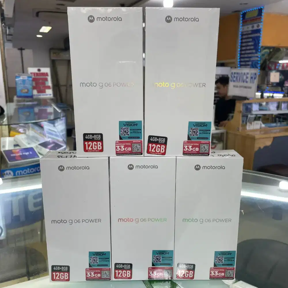 Moto G06 Power ram 4gb+4gb/128gb nfc baru garansi resmi bat 7000mah