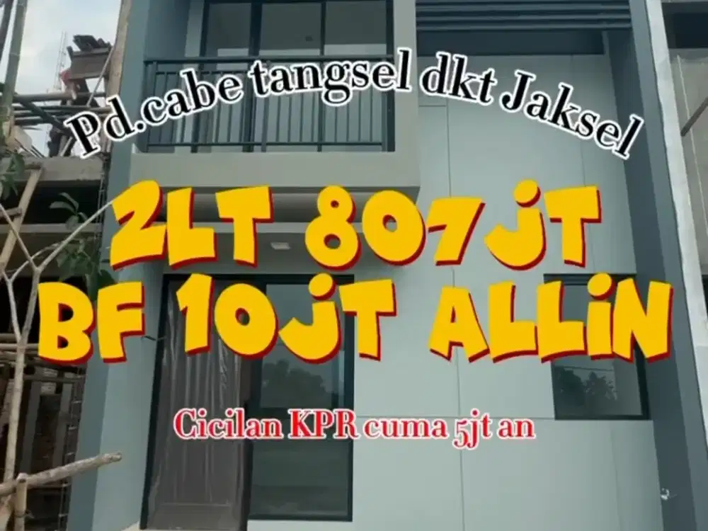 5Menit Aza Ke Toll Pamulang n Dekat Jaksel at Martadinata Pondok Cabe