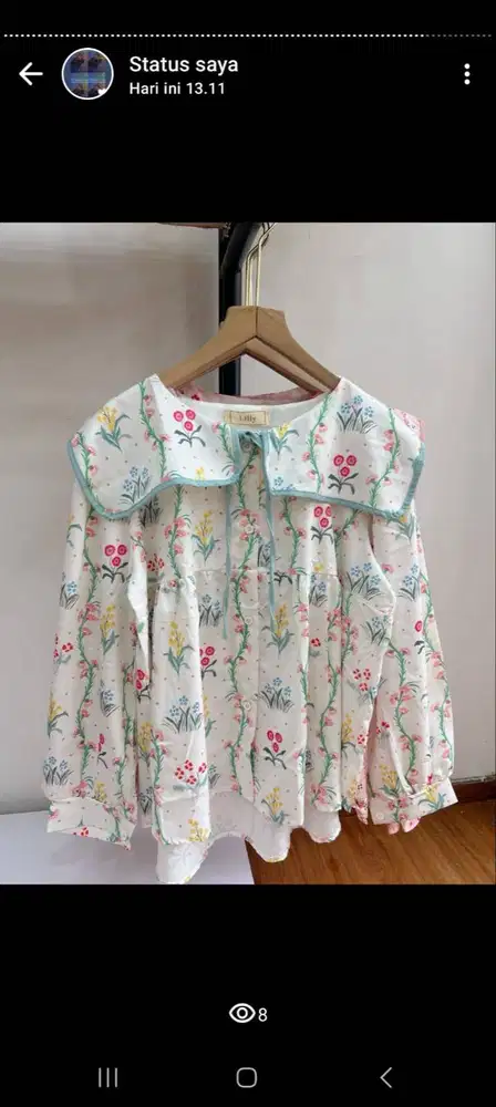 Atasan wanita flower