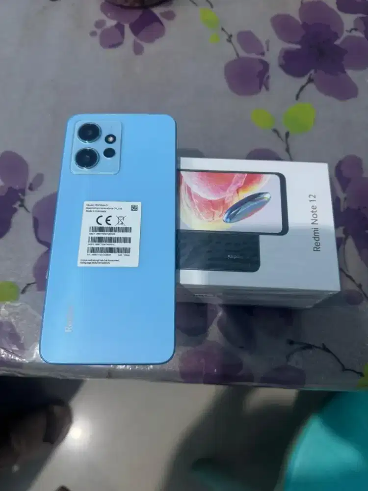 XIAOMI NOTE 12 8/128 MULUS NO MINUS