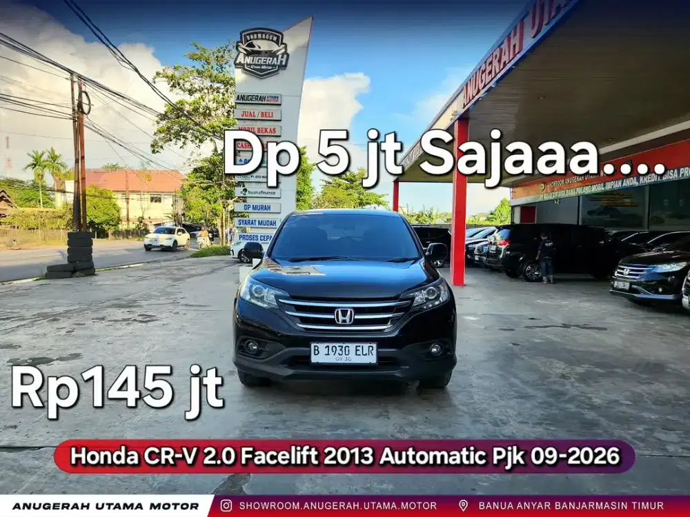 Dp5jt CRV 2.0 Automatic 2013 Pjk09-2026