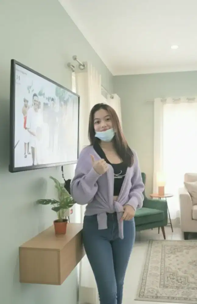 pasang & jual bracket buat gantungan tv led lcd di tembok rapih nyaman