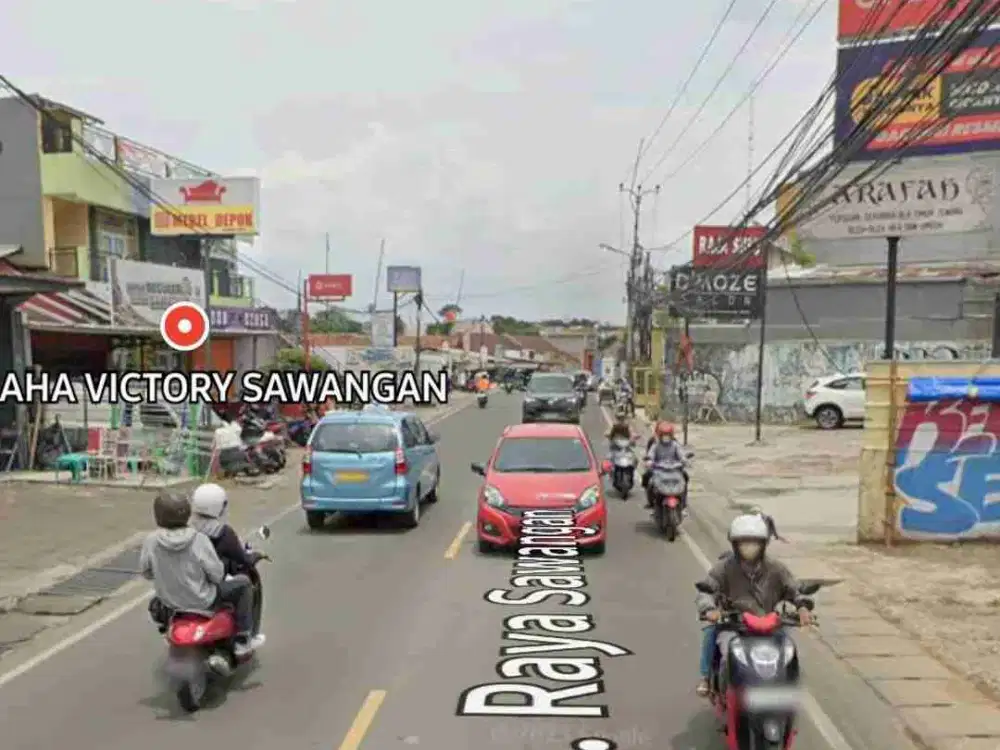 Termurah Tanah 900mtr pinggir jalan raya sawangan Depok 10jt/nego