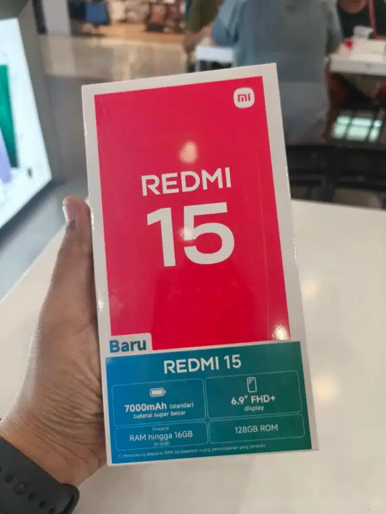 REDMI 15 8/128 BATRE 7000MAH