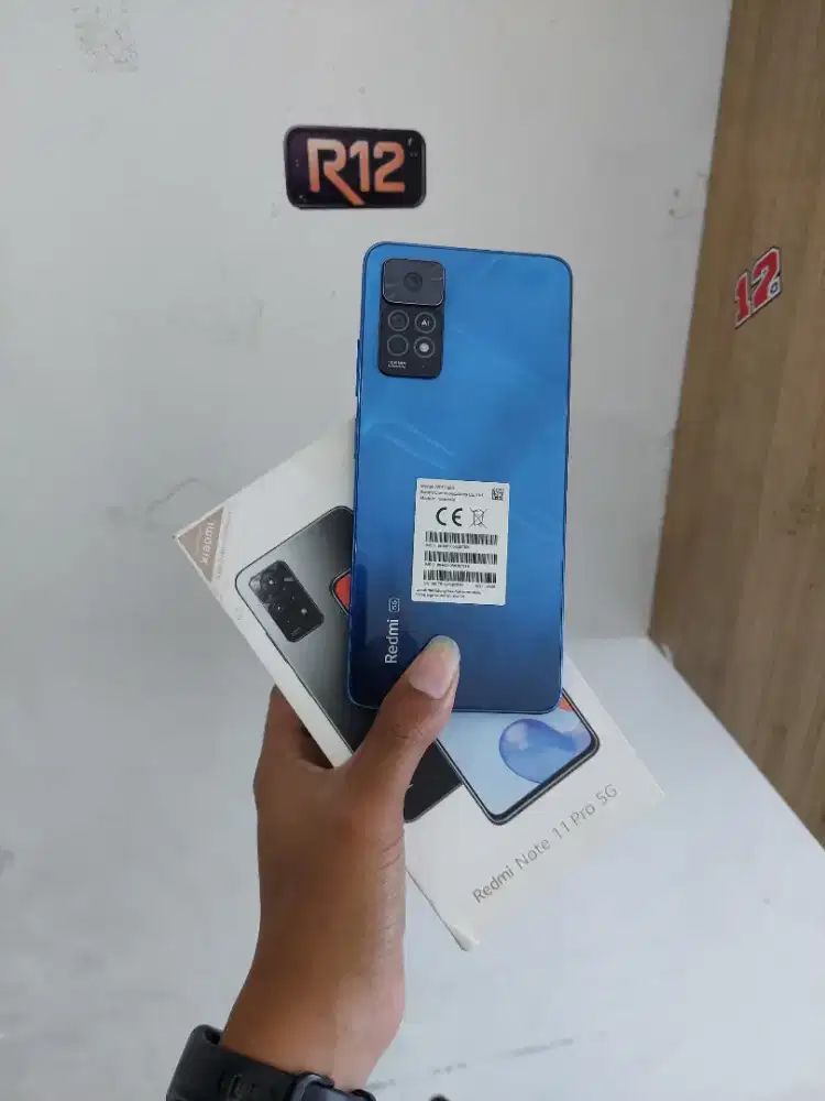 Xiaomi Redmi note 11 pro 5G 8/128 seken fullset resmi