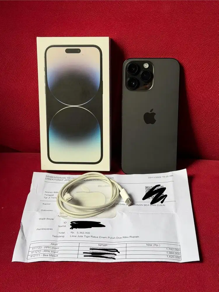 iPhone 14 pro max 512gb beacukai setara ibox