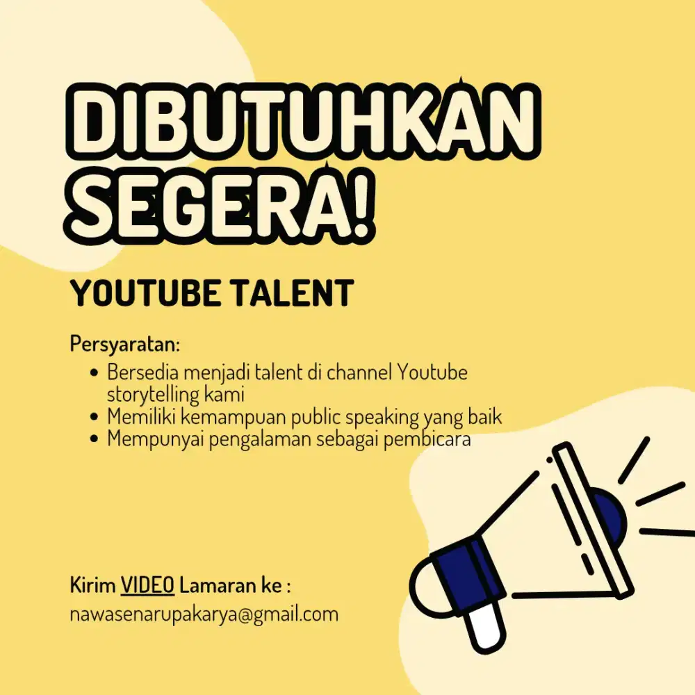 Youtube Talent (Talking Head Storyteller)