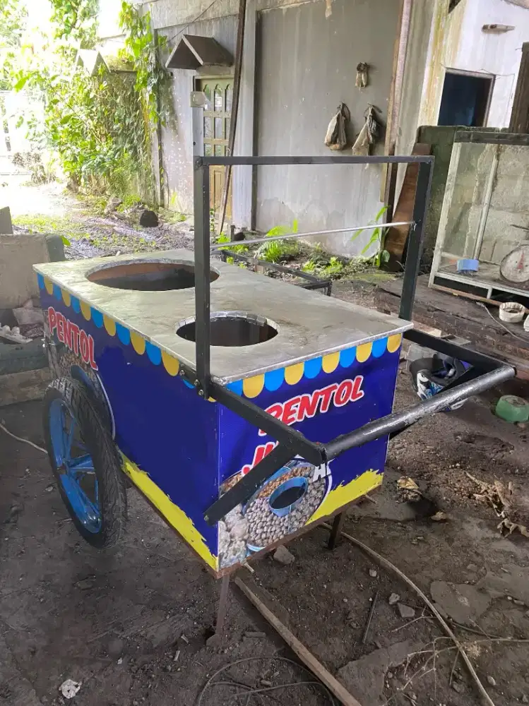 Rombong pentol siap pakai