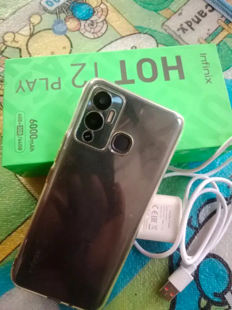 Hp infinix hot 12 play mati fisik mulus