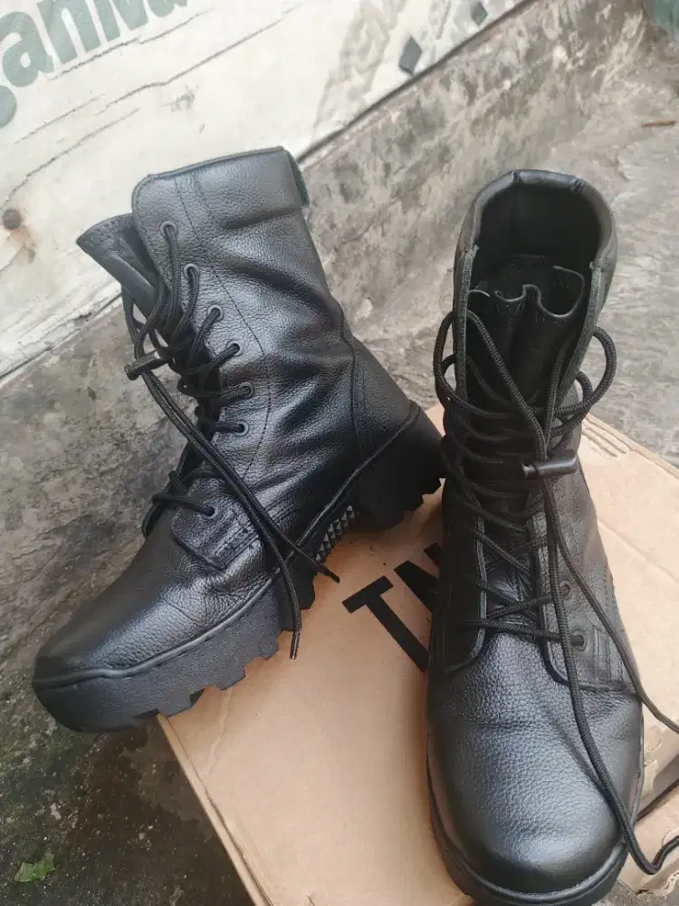 Jual Sepatu pdl dislap jatah TNI original size 41 bisa bayar cod