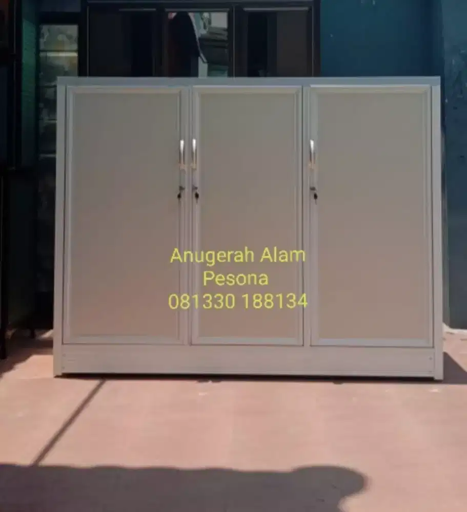 Lemari serba guna ,Lemari aluminium,Lemari Tv,Lemari baju +FREE ONGKIR
