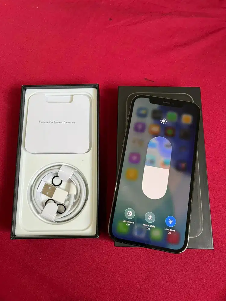 Iphone 12 Pro 128 Gb Hitam All Operator Fullset IOS 26