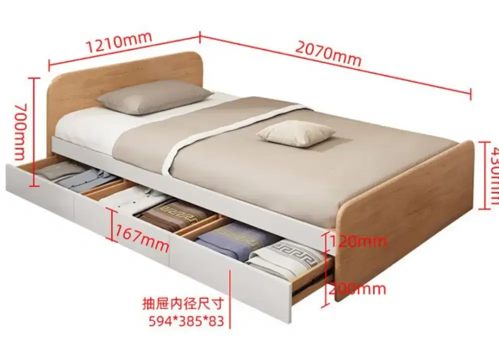 Dipan anak ranjang kayu dipan kayu dipan modern