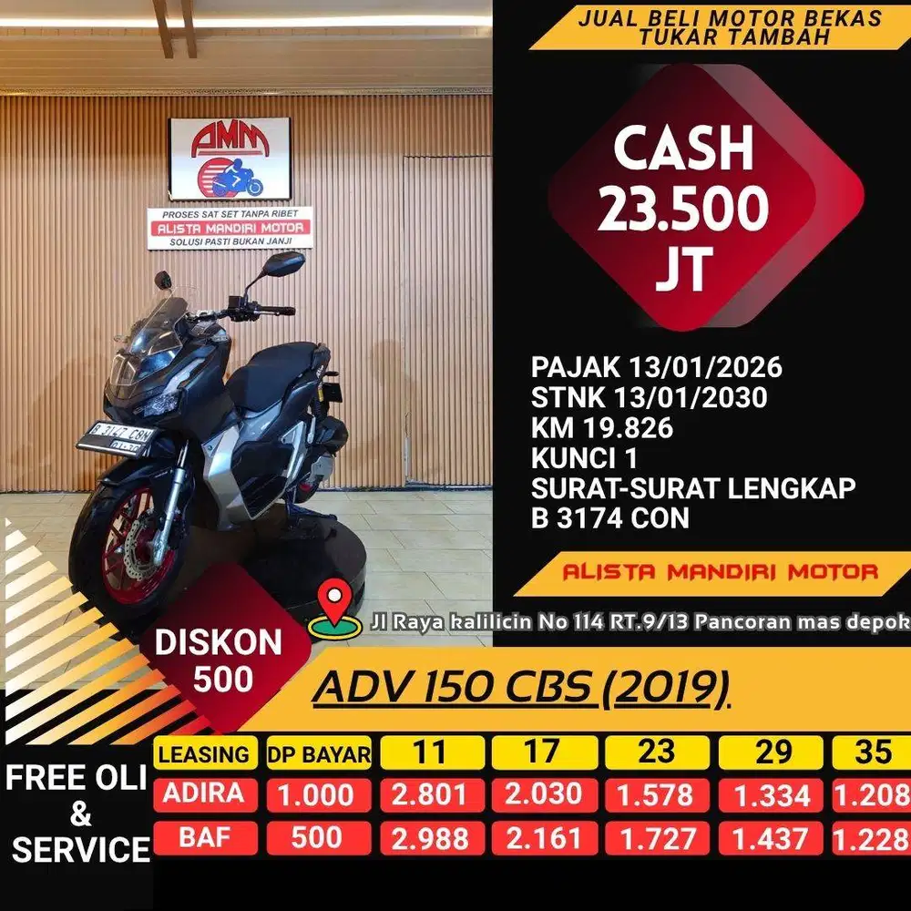 ADV 150 CBS 2019 PLAT TANGERANG TUKAR TAMBAH KREDIVO GOPAYLATER