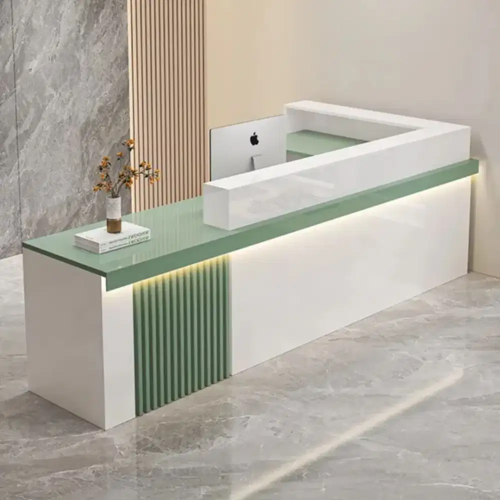 Meja kasir meja salon meja pendaftaran meja resepsionist